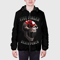 Куртка с капюшоном мужская Five Finger Death Punch 5FDP, цвет: 3D-черный — фото 2
