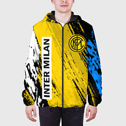 Куртка с капюшоном мужская ИНТЕР МИЛАН INTER MILAN, цвет: 3D-черный — фото 2