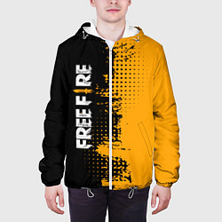 Куртка с капюшоном мужская Free Fire ? Фри Фаер, цвет: 3D-белый — фото 2