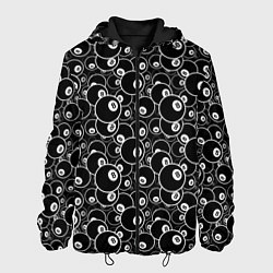 Куртка с капюшоном мужская Пул-8, цвет: 3D-черный