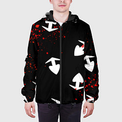 Куртка с капюшоном мужская Плащ Хяккимару, цвет: 3D-черный — фото 2