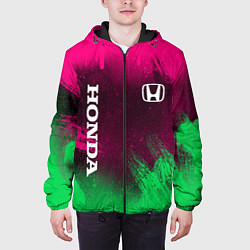 Куртка с капюшоном мужская NEON HONDA НЕОН ХОНДА, цвет: 3D-черный — фото 2