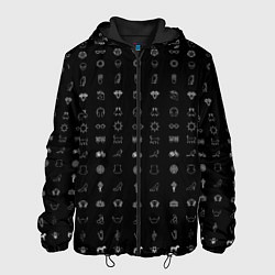 Куртка с капюшоном мужская Символизм, цвет: 3D-черный