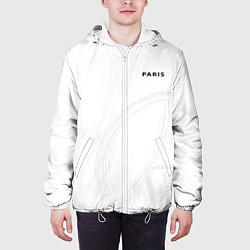 Куртка с капюшоном мужская PSG Core Big Logo New 202223, цвет: 3D-белый — фото 2