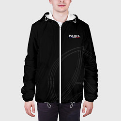 Куртка с капюшоном мужская PSG Core Big Logo Black New 202223, цвет: 3D-белый — фото 2