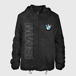 Куртка с капюшоном мужская BMW LOGO AND INSCRIPTION, цвет: 3D-черный
