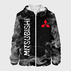 Куртка с капюшоном мужская MITSUBISHI ОГОНЬ, цвет: 3D-белый