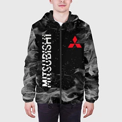 Куртка с капюшоном мужская MITSUBISHI ОГОНЬ, цвет: 3D-черный — фото 2