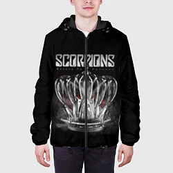 Куртка с капюшоном мужская SCORPIONS, цвет: 3D-черный — фото 2