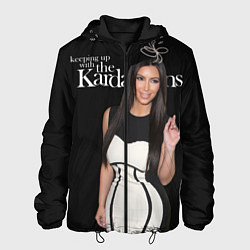 Куртка с капюшоном мужская Keeping up with Kardashians, цвет: 3D-черный