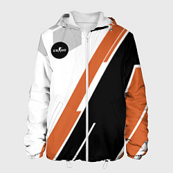 Куртка с капюшоном мужская CS:GO Asiimov Edition, цвет: 3D-белый