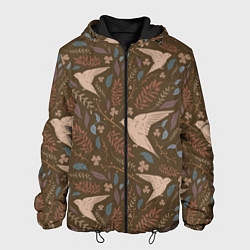 Куртка с капюшоном мужская Литой стриж, цвет: 3D-черный
