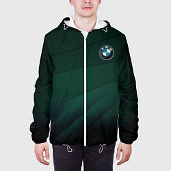 Куртка с капюшоном мужская GREEN BMW, цвет: 3D-белый — фото 2