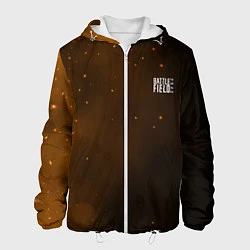 Куртка с капюшоном мужская FIRE BATTLEFIELD LOGO ЛОГО, цвет: 3D-белый