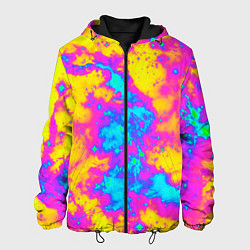 Мужская куртка Яркая абстракция космических красок