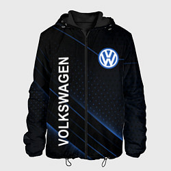 Куртка с капюшоном мужская Volkswagen, sport, цвет: 3D-черный