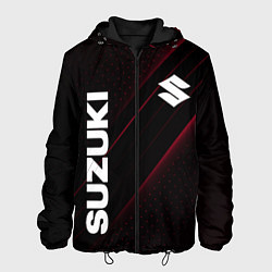 Куртка с капюшоном мужская SUZUKI, sport цвета 3D-черный — фото 1