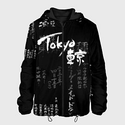 Мужская куртка Токио Надпись Иероглифы Япония Tokyo