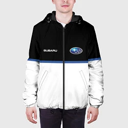 Куртка с капюшоном мужская Subaru Два цвета, цвет: 3D-черный — фото 2