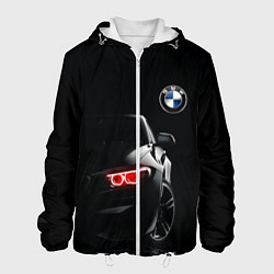 Куртка с капюшоном мужская BMW МИНИМЛ, цвет: 3D-белый