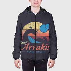 Куртка с капюшоном мужская Дюна Арракис, цвет: 3D-черный — фото 2
