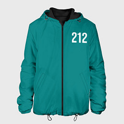 Куртка с капюшоном мужская Игра в кальмара: Хан Ми Нё 212, цвет: 3D-черный
