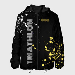 Куртка с капюшоном мужская Triathlon Триатлон, цвет: 3D-черный