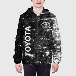 Куртка с капюшоном мужская Toyota - Grang, цвет: 3D-черный — фото 2