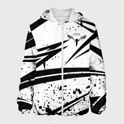Куртка с капюшоном мужская Токийские мстители - Геометрия, цвет: 3D-белый