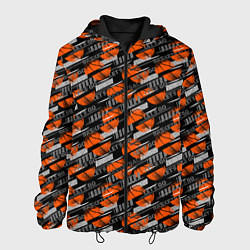 Куртка с капюшоном мужская Баскетбол - Basketball, цвет: 3D-черный