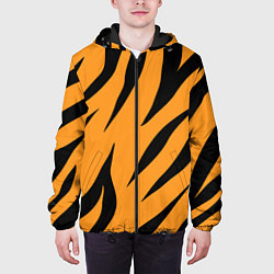 Куртка с капюшоном мужская Тигррра, цвет: 3D-черный — фото 2