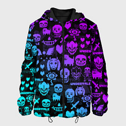 Мужская куртка UNDERTALE NEON PATTERN УЗОР