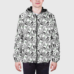 Куртка с капюшоном мужская Миллионер Millionaire, цвет: 3D-черный — фото 2