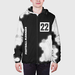 Куртка с капюшоном мужская FOOTBALL MANAGER Графика, цвет: 3D-черный — фото 2