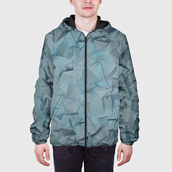 Куртка с капюшоном мужская ЛеДяная Геометрия, цвет: 3D-черный — фото 2