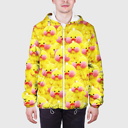 Куртка с капюшоном мужская УТОЧКА ЛАЛАФАНФАН - УТЯ, цвет: 3D-белый — фото 2
