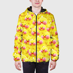 Куртка с капюшоном мужская УТОЧКА ЛАЛАФАНФАН - УТЯ, цвет: 3D-черный — фото 2