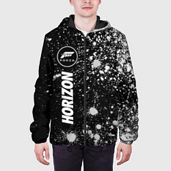 Куртка с капюшоном мужская ФОРЗА ХОРАЙЗЕН Арт Вертикально, цвет: 3D-черный — фото 2