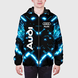 Куртка с капюшоном мужская Audi Neon, цвет: 3D-черный — фото 2