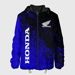 Куртка с капюшоном мужская Honda - Авто бренд, цвет: 3D-черный