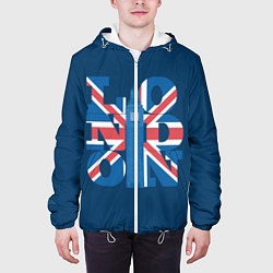 Куртка с капюшоном мужская LONDON Лондон, цвет: 3D-белый — фото 2