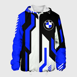 Куртка с капюшоном мужская БМВ BMW AUTO, цвет: 3D-белый