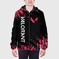 Куртка с капюшоном мужская Valorant - Геймплей, цвет: 3D-черный — фото 2
