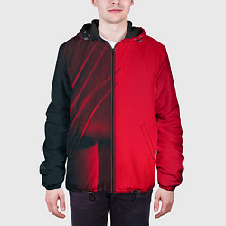 Куртка с капюшоном мужская Красное виденье, цвет: 3D-черный — фото 2