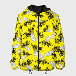 Мужская куртка Пчелы на желтом