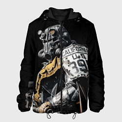 Куртка с капюшоном мужская Fallout: Arch Dornan, цвет: 3D-черный