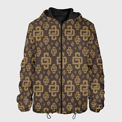 Куртка с капюшоном мужская Monogramm Pattern Dope Camo Dope Street Market, цвет: 3D-черный