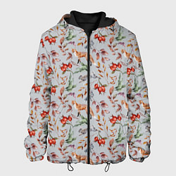Мужская куртка Лисы и лесные ягоды