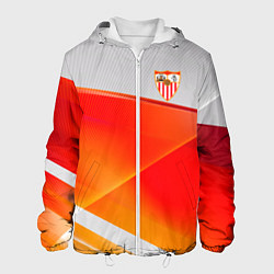 Куртка с капюшоном мужская Sevilla спорт, цвет: 3D-белый