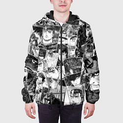 Куртка с капюшоном мужская Berserk pattern, цвет: 3D-черный — фото 2